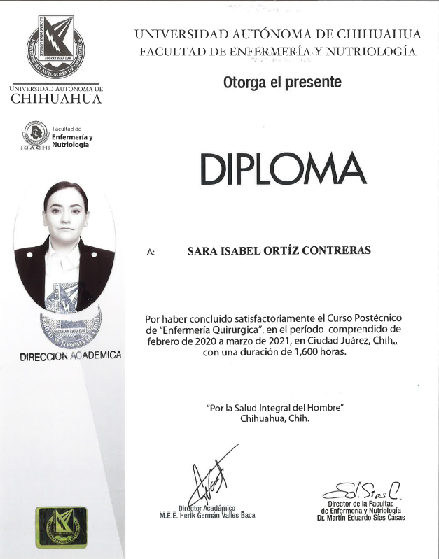 Diploma o constancia de Sara Ortiz (15 de 15)